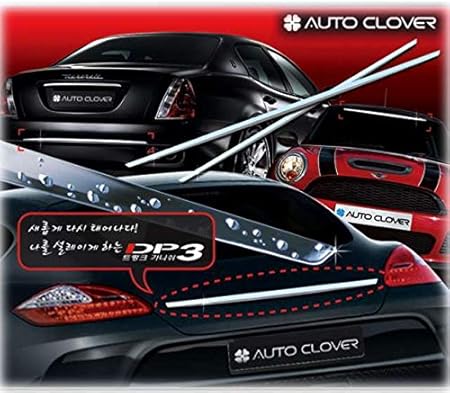 Amazon Auto Clover Dp3 100cm 汎用 リア トランクモール 1000mm メッキモール リアガーニッシュ エンドモール モール 車 バイク