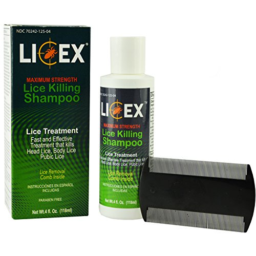 Licex, Head Lice Treatment Shampoo for Kids and Adults, Includes Lice