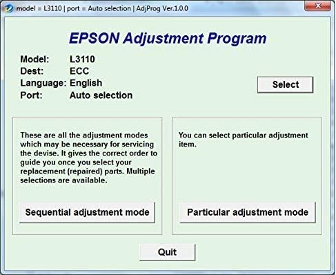 epson l3115 adjustment program free download