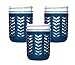 JarJackets Silicone Mason Jar Protector Sleeve - Fits Ball, Kerr 16oz (1 pint) WIDE-Mouth Jars | Package of 3 (Midnight) …