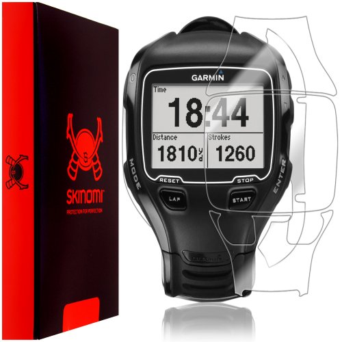Garmin Forerunner 910XT Screen Protector + Full Body, Skinomi TechSkin Full Coverage Skin + Screen Protector for Garmin Forerunner 910XT Front & Back Clear HD Film - Thumbnail 7