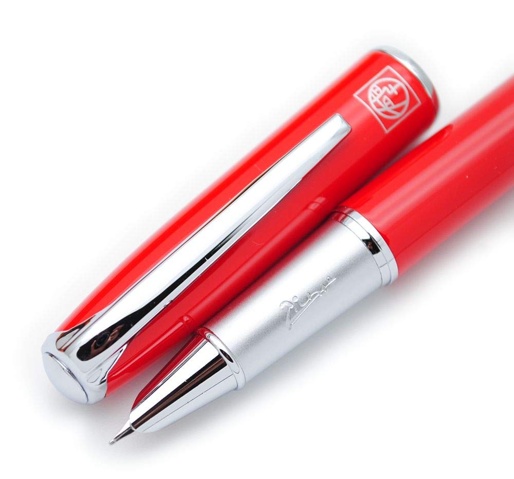 czxwyst Picasso 916 Malage Fountain Pen Original Box (Red, Extra Fine Nib)