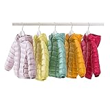 marc janie Baby Boys Girls kids' Outerwear Ultra Light Down Jacket with Removable Hood
