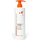 Serious Skincare Vitamin C Clean Face Wash, Hydrating Facial Cleanser 12 oz