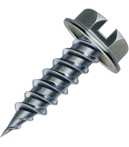 1400) Zip Screws 8 x 3/4 Self-Piercing Hex Washer Head Sheet