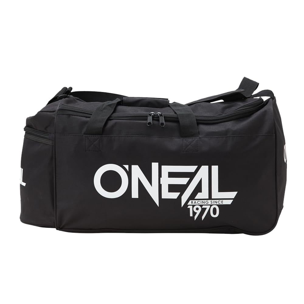 O'Neal | Accessories | Motocross Enduro Motorcycle | Durable 600D Polyester, Padded Shoulder Strap, Heavy Duty Zippers TX 2000 Gear Bag | Black | Size 56 x 23 x 28 cm