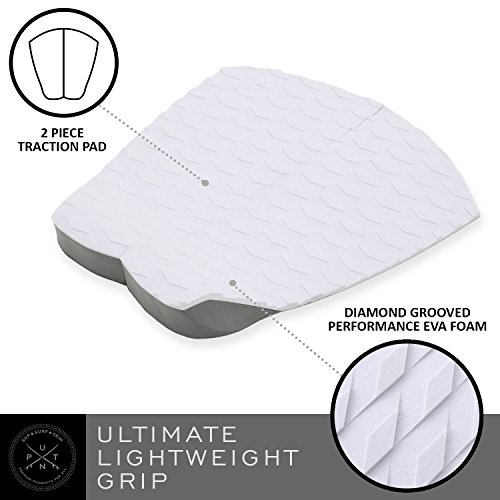 image for Punt Surf Surf Traction Pad - 2 Piece Stomp Pad for Surfboards & Skimb