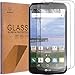[2-Pack]-Mr.Shield for LG K10 [Tempered Glass] Screen Protector [0.3mm Ultra Thin 9H Hardness 2.5D Round Edge] with Lifetime Replacement