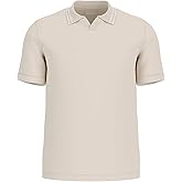 Guess Mens Short Sleeve Dante Rib Knit Polo