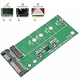 QNINE M.2 to SATA Adapter Card, NGFF SSD Converter to 2.5 or 3.5 Inch SATA3.0 for Laptop or Desktop, Support B &amp; M Key SATA Based Solid State Hard Drive Model 2230 2242 2260 2280