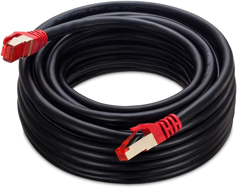 Outdoor Cat 7 Cable 200 ft, Neekeons26AWG HeavyDuty Cat7