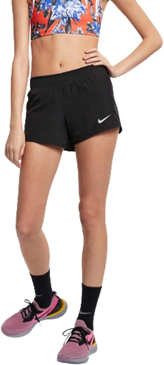 Amazon ナイキ レディース ランニングウェア ウィメンズ 10k ショート ブラック ブラック ブラック ウルフグレー 5864 010 M ショート ハーフパンツ 通販