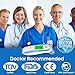 【2019 Model】Ear and Forehead Thermometer, Superior Medical Digital Infrared Temporal Thermometer for Fever, Upgraded Algorithm & Smart Chip for Best Accuracy, Instant Reading for Baby Kids and Adults
