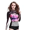 Womens-UV-Sun-Protection-50-Basic-Skins-Long-Sleeve-Rashguard-Top-Digital40
