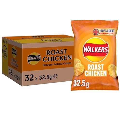Walkers Roast Chicken Crisps 32.5g (case of 32)