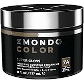 XMONDO Color Dark Ash Blonde Color Depositing Mask & Semi-Permanent Hair Dye Super Gloss Infused with Bond Boosters for Nourishment, Revitalize & Repair, Vegan Formula, 8 Fl Oz