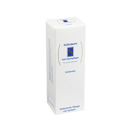 Sulfoderm S teint Nachtpflege Creme, 40 ml