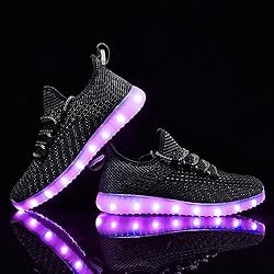 BosenHulu Light Up Shoes for Women Men USB Charging