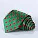 SetSense Men's Polka Dot Jacquard Woven Tie Necktie Set