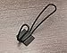 Heavy Duty Black Entryway Hooks - 10 Pack of Wall Mounted Vintage Double Coat Hangers with Four Extra Long Metal Screws Included