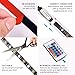 zerproc LED Strip Lights, 3.3ft 30 LED Waterproof TV LED Lights Strip with 24 Keys IR Remote, USB Powered 5050 RGB Backlight Kit, Ideal for TV Lighting, PC Board, Indoor and Outdoor Decoration