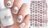 Florida State Seminoles Nail Decals (Set of 64) (Clear Water-slide)