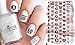 Florida State Seminoles Nail Decals (Set of 64) (Clear Water-slide)
