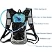 Hydration Pack with 2L Backpack Water Bladder Lightweight Outdoor Tactical Survival Reservoir Men Women Kids Camping Hiking Running Biking Bag (Black)