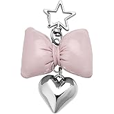 YangQian Bow Heart Charm for Handbag Purse Keychain Charm for Women Bowknot Keychain Charm for Keys Accessories for Girls