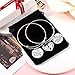 Yaomiao 2 Pieces Grandmother Granddaughter Bracelets Set Matching Heart Expandable Bracelets Split Heart No Matter Where Bangle Gift for Mother's Day