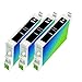 Abacus24-7 Remanufactured Ink Cartridges Replacement for Epson T0481 (3xBlack, 3-Pack)