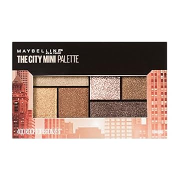 Maybelline New York City Mini Palette Eye Shadows, Rooftop Bronze, 6.1g