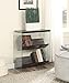 Convenience Concepts SoHo Bookcase, Weathered Gray / Glass