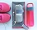 Super Towel for Sport, Travel & Beach - Lightweight, Compact, Absorbent, Quick-Dry, Soft Microfiber Suede - for Camping, Hiking, Gym, Beach, Yoga, Swimming, and Adventures (Gray+Pink, XL (60x32