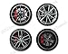 Luxury Car Wheels Coaster Set- 4 Piece Set - Neoprene for Drinks