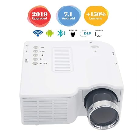 Mini Proyector LED Soporta 1080p HD Home Video Projector para PC ...