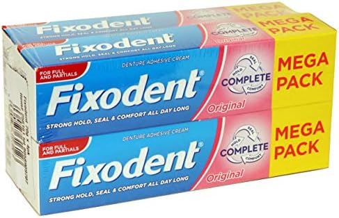 Fixodent Complete Denture Adhesive Cream 4 x 70g Packs