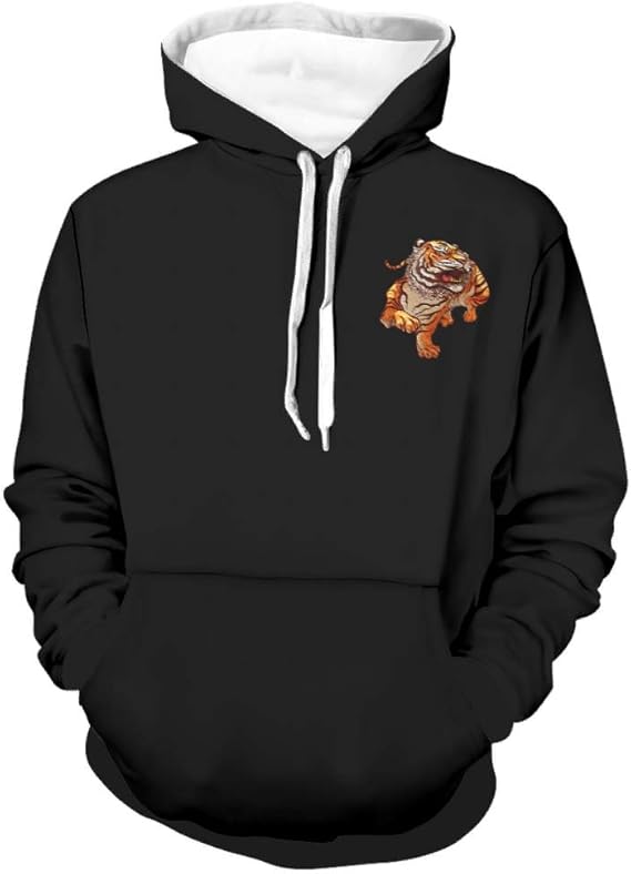 Hoodie Sweatshirt Vintage Japanese Tiger Animal Graphic