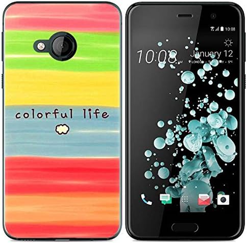 Yrlehoo For HTC U Play, Soft Silicone Case for HTC U Play Case Cover Etui Protect Backcase Protection, rainbow