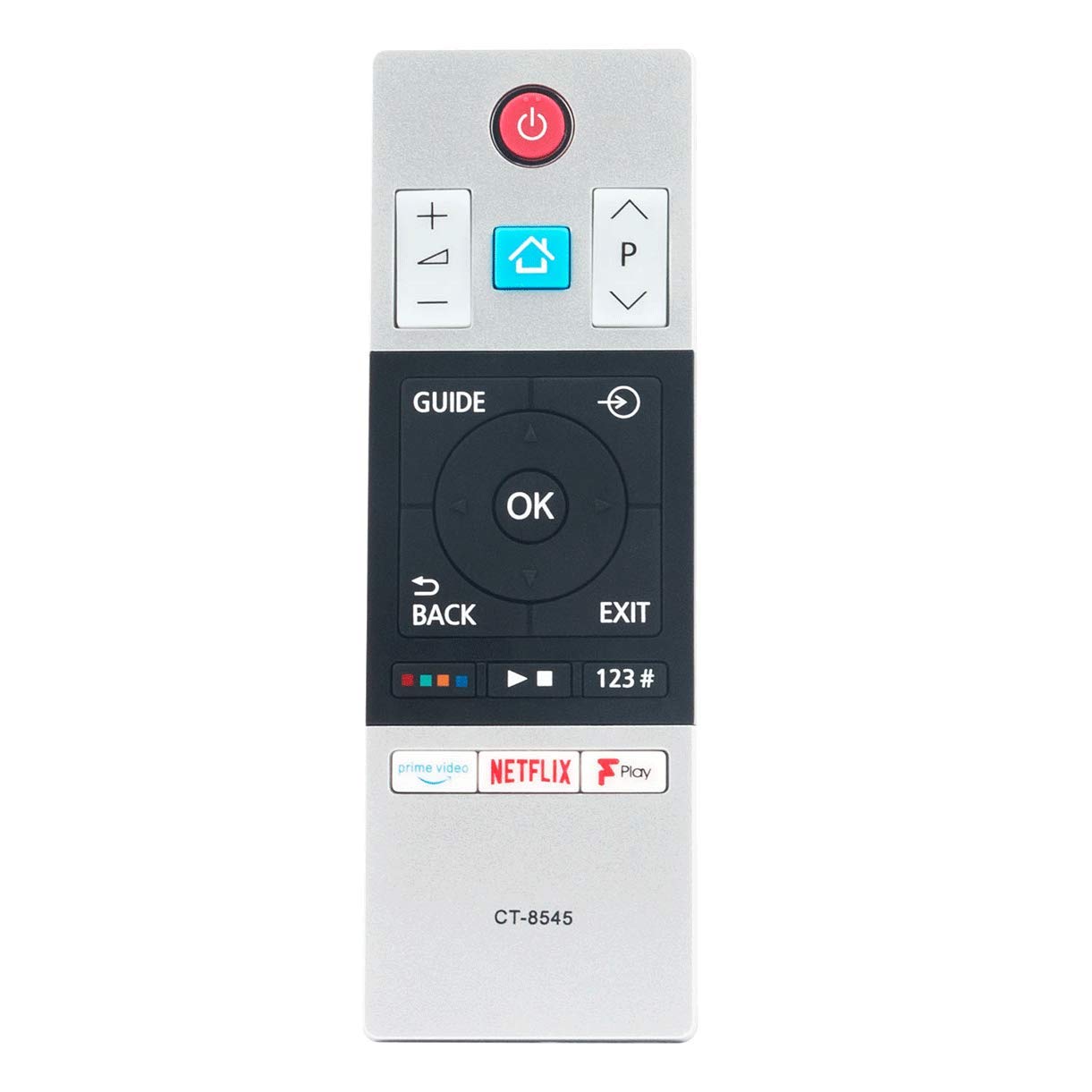 VINABTY CT-8545 Remote Control for Toshiba with Prime Video NETFLIX Fplay Buttons
