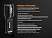 EdisonBright Fenix TK35 Ultimate 2018 Edition 3200 Lumen LED USB Rechargeable Tactical Flashlight/w 2 X Fenix 3500mAh Rechargeable Batteries Battery Carry case Bundle