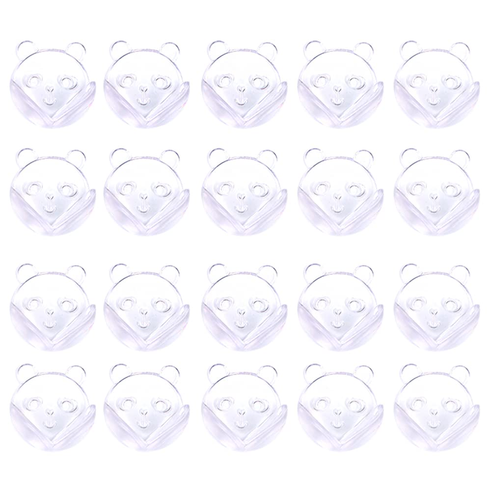 WANGCL 20Pcs Safety Corner Protectors Guards, Baby Proofing Safety Corner Clear Furniture Table Corner Protection, Kids Soft Table Corner Protectors for Child for Furniture Against Sharp Corners