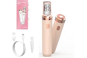 HUAYORONG PluxyEpil Pro 3.0 Women Face Epilator, Painless Facial Hair Remover for Eyebrows Lip Chin, Waterproof for Arms & Underarms (Pink)