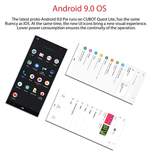CUBOT-Quest-Lite-4G-IP68-Mvil-Todorerreno-para-Viajes-o-Deporte-Smartphone-Impermeable-Botn-Personaliado-3GB-RAM-50-Pulgadas-Android-Dual-SIM-Dual-Cmara-12Mp-3000mAh-Type-C-Negro-y-Rojo