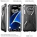 i-Blason Prime Series Case Designed for Galaxy S7 Edge, Kickstand Samsung Galaxy S7 Edge 2016 Release Heavy Duty Dual Layer Combo Holster Cover case with Locking Belt Swivel Clip (Black)