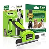 Veterinary & Groomer Approved Dog Grooming Pet Supplies Deshedding Tool and Shedding Brush for Small, Medium & Large Dogs & Cats. Get GranPaws® One SIZE 4 All YOUR PETS 100% UNBREAKABLE GTD - A Unique Gift Basket Idea for All Men-Women & Pet Store Owners