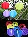 Solar Lanterns Outdoor Hanging,Hanging Solar Lights,Nylon Chinese Hanging Lanterns for Garden Tree Decoration,Patio Birthday Party Weddings and Holiday Christmas 12 inches, Set of 4 Multicolor