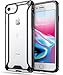 Poetic Affinity Slim Fit Dual Material Protective Bumper Case for Apple iPhone 7 (2016) - Black/Clear