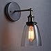CLAXY® Ecopower Industrial Edison Old Fashion Simplicity Glass Wall Sconce Metal Base Cap