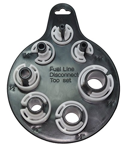 A-1827 Lot de 7 Clips de desserrage pour raccords à libération Rapide, Noir